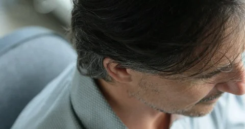 Man typing at his laptop computer Stock Footage 116751257