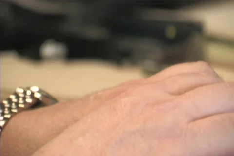 Man typing on keyboard 3 库存影片 106619