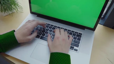Man typing on the keyboard Stock Footage 104109500