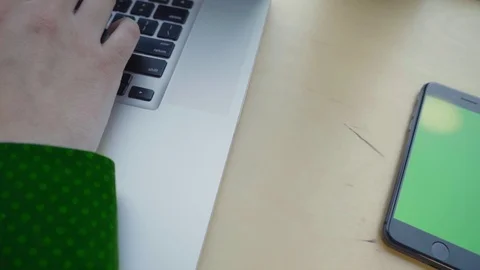 Man typing on the keyboard Stock Footage 104109537