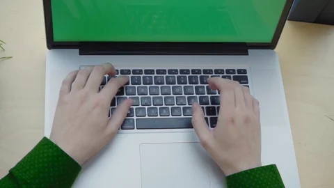 Man typing on the keyboard Stock Footage 104109545