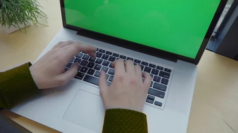 Man typing on the keyboard Stock Footage 104109564