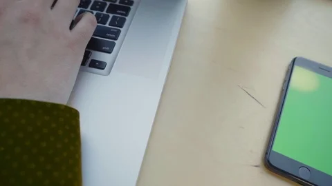 Man typing on the keyboard Stock Footage 104109578