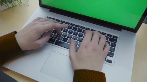 Man typing on the keyboard Stock Footage 104109626