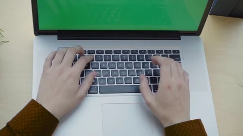 Man typing on the keyboard Stock Footage 104109639