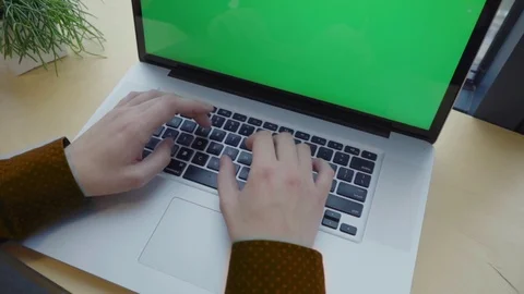 Man typing on the keyboard Stock Footage 104109772