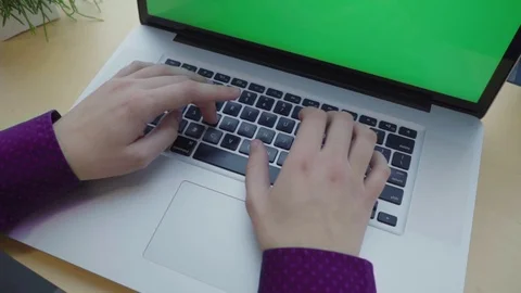 Man typing on the keyboard Stock Footage 104109802