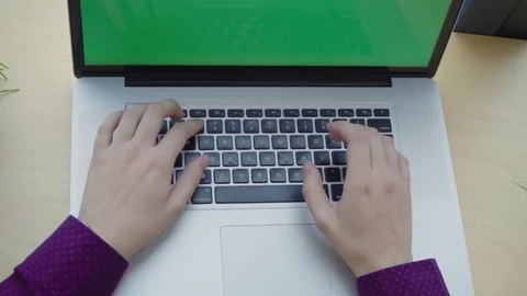 Man typing on the keyboard Stock Footage 104109818