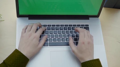 Man typing on the keyboard Stock Footage 104109940