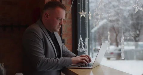 Man typing on the keyboard Stock Footage 170336907