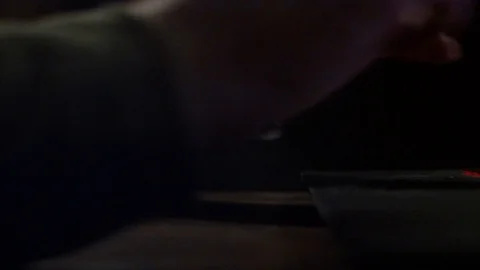 Man typing on the notebook keybord Stock Footage 113935464