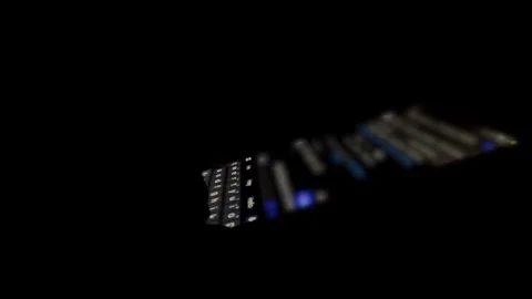 Man typing text on mobile with blurry screen Stock Footage 341511504