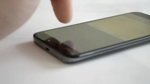 Man typing text on the smartphone Stock Footage 62908146