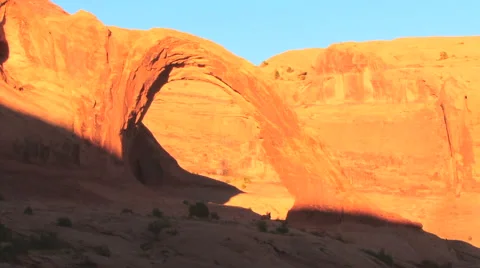 Man under Corona Arch HD - Stock Footage 40713843