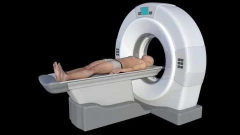 Man Undergoing CT Scan 動画素材 122235895
