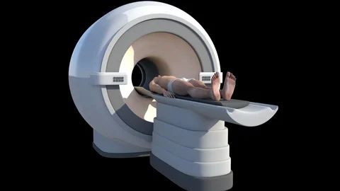 Man Undergoing MRI Examination Version3 Video stock 122222809