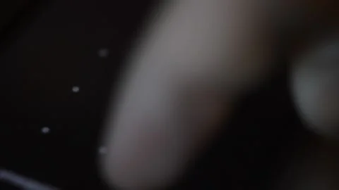 Man unlock phone screen with the sequence password. Stock Footage 231688969