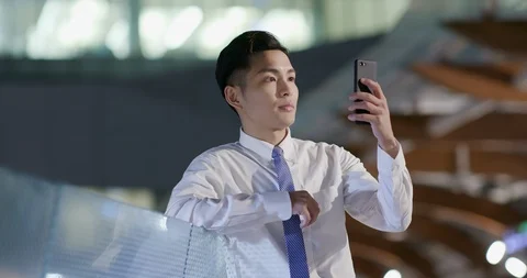 Man use biometric recognition Stock Footage 109142422