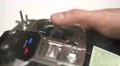 The man use the remote control for the drone. Real time capture 4k or 4k+ Resolution