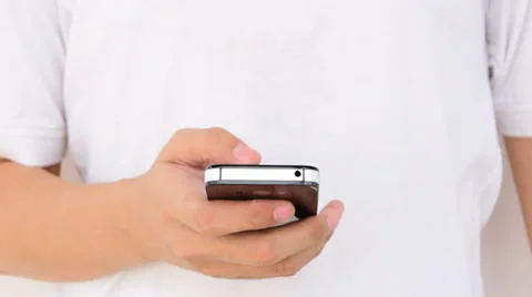 Man Use Smart phone Stock Footage 38638472