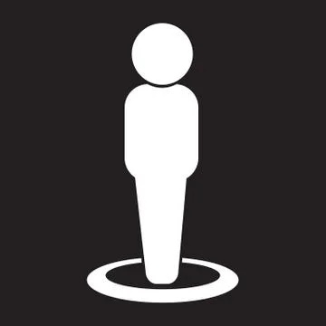 Man user icon illustration design Stock Illustration