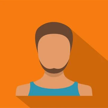 Man user icon vector flat イラスト素材