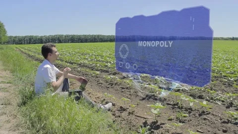 Man uses HUD Monopoly Stock Footage 154165171