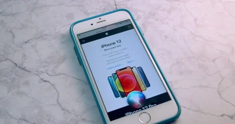 Man uses Personal Assistant Siri to open Music app Stock Footage 147875290