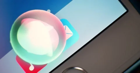 Man uses Personal Assistant Siri to open Music app (Hey Siri) Stock Footage 148312296