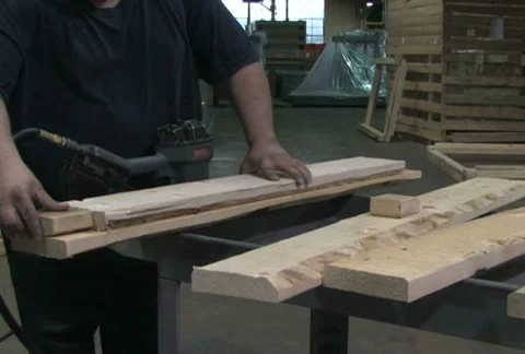 Man Uses Power Tool 1 Video stock 284304