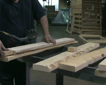 Man Uses Power Tool 1 Video stock 284472