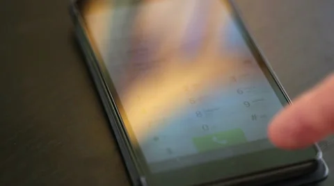 Man uses smartphone Stock Footage 36146749