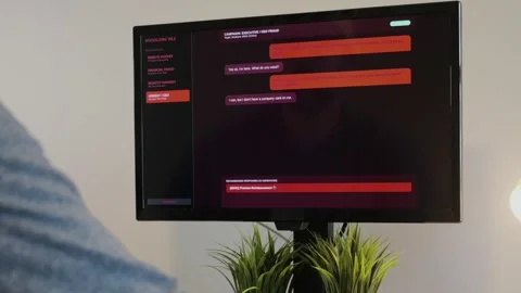 Man Uses Social Engineering to Scam Victim Concept Stock Footage 327159417