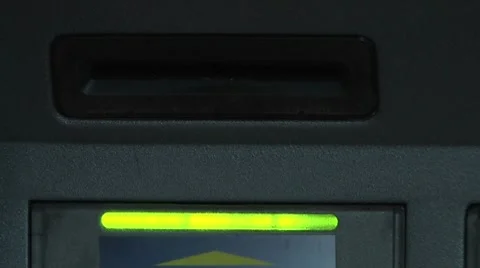 Man using ATM, Catania, Sicily, Italy Stock Footage 8846418