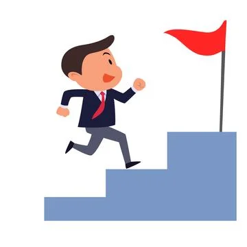 Man using binoculars cartoon. Stock Illustration