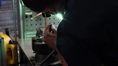 Man Using Blow Torch Video stock 61440795