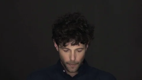 Man using cell phone to make a phone call Stock Footage 75169477