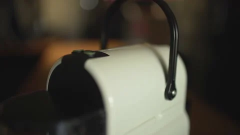 Man using coffee machine Video stock 159241491