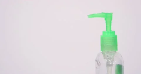 Man Using Hand Sanitizer 4K 59.94 fps Stock Footage 131332386