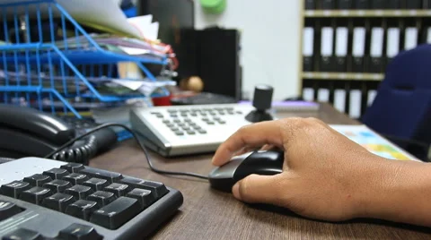 Man using handle control Stockbeeldmateriaal 41277688