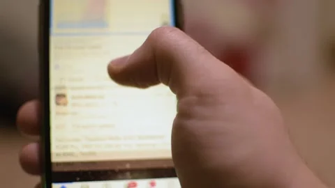 Man using his smartphone Stock Footage 167480971