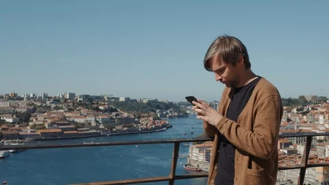 Man Using Internet Voice Search Technology On Mobile Phone recognition speech ai Stock Footage 97856363