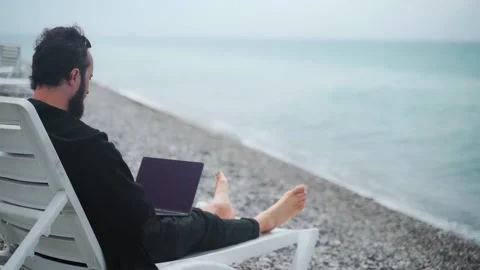 Computer Life Beach Stock Videos – Royalty-Free HD & 4K Videos