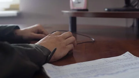 Man using laptop Stock Footage 95409746