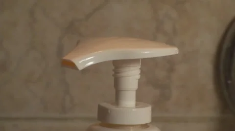 Man Using Liquid Soap Close Up Stock Footage 36292358