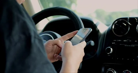 Man using a mobile phone to check email for work or text SMS. Stock Footage 313950714
