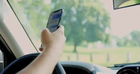 Man using a mobile phone to check email for work or text SMS. Stock Footage 313951174