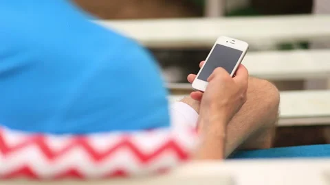 Man Using a Mobile Phone Stock-Footage 90520834