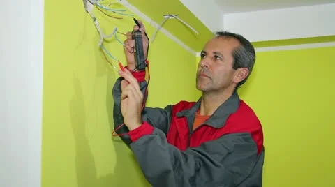 Man Using A Multimeter Stock Footage 22001937