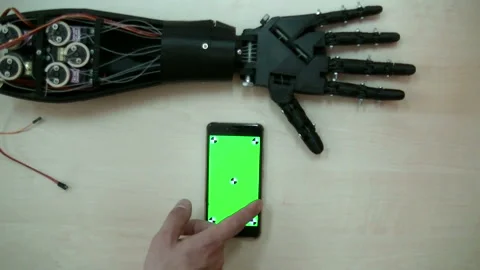 Man Using Phone with Green Screen. Shot on RED Digital Cinema Camera in 4K, so Stock Footage 85506707